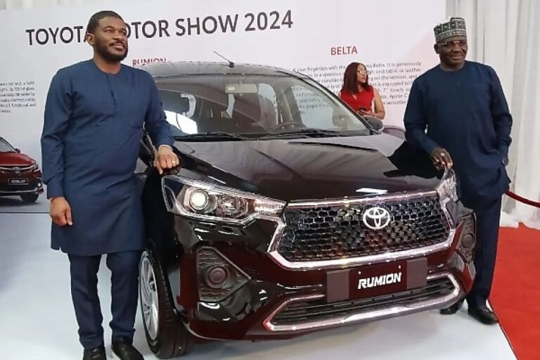 Toyota Nigeria Limited (TNL) Launches Belta And Rumion Into The Nigerian Market