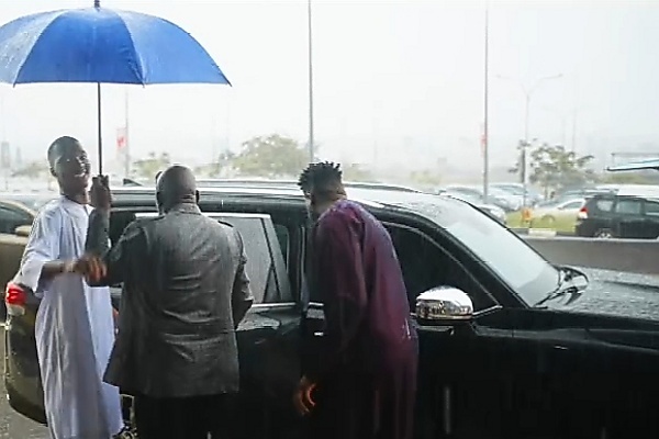 Enviable Transport's New Ambassador Layi Wasabi Chauffeured In INKAS Armored Toyota Land Cruiser 300 Series - autojosh 