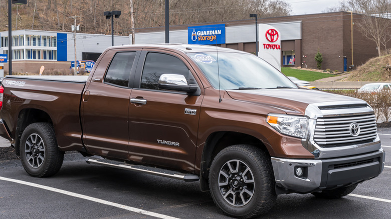 Toyota Tundra at dealership