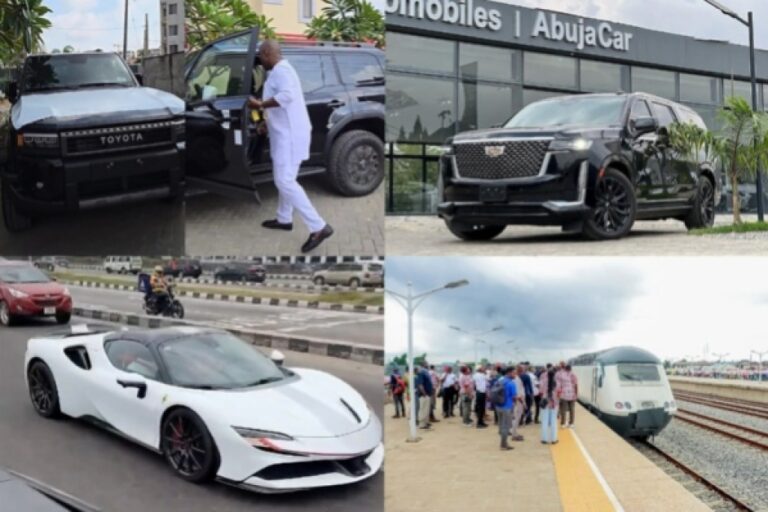 Obi Cubana Buys 3 Toyota Prados, Naira Marley’s Escalade, N1.4B Ferrari SF90, Red Line Passenger Test Run Begins, Nigerian News In August