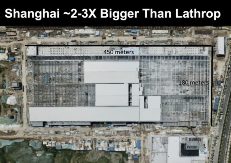 Improved Tesla Shanghai Megapack Factory Size Estimate