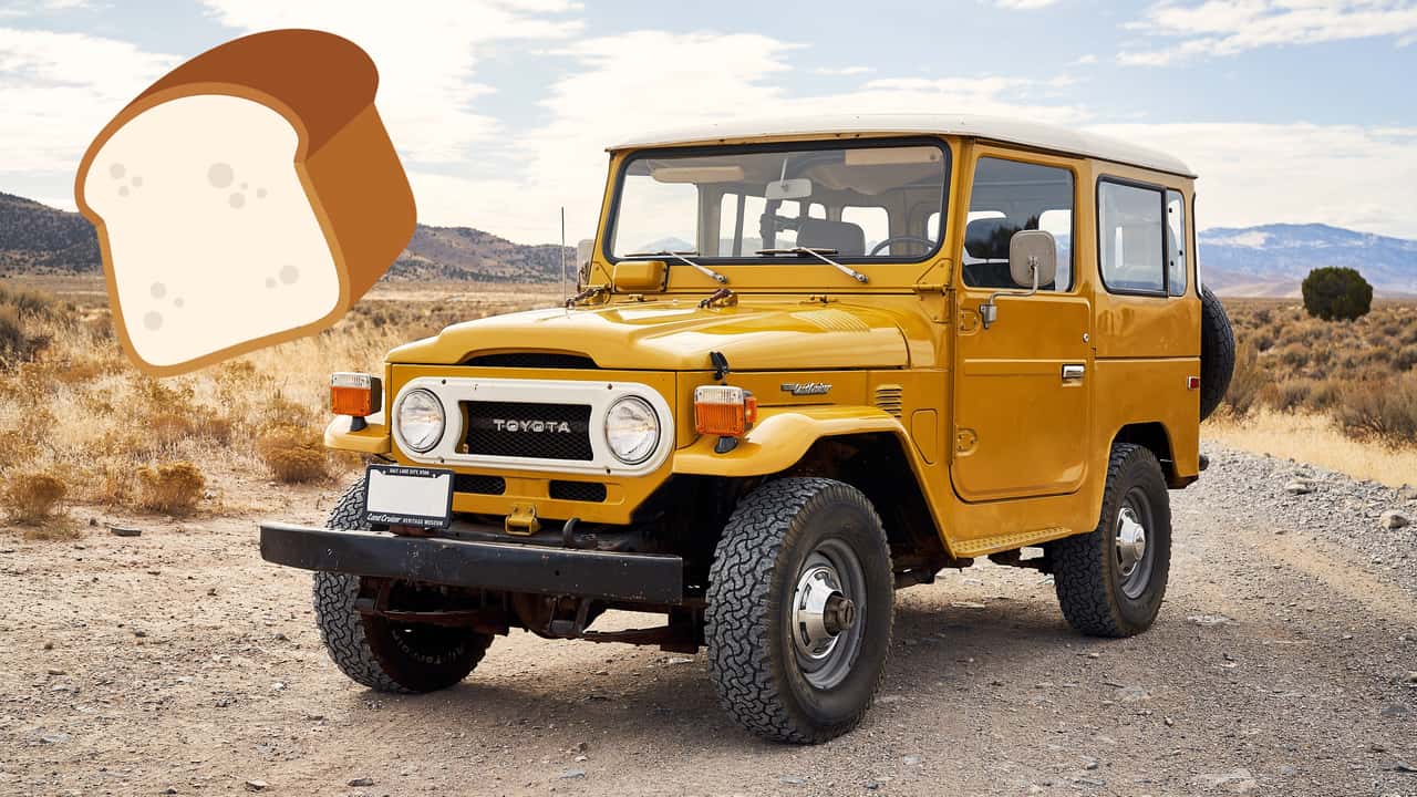 Toyota Land Cruiser With Bread