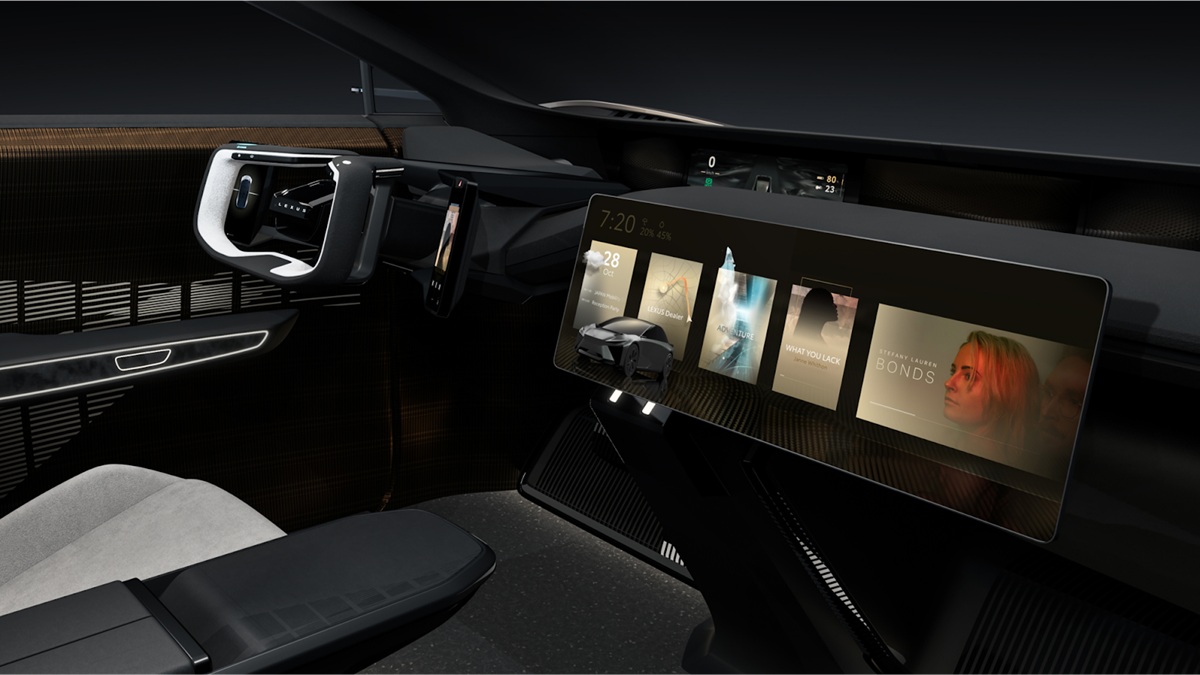 Unity is working with Toyota on auto interiors.