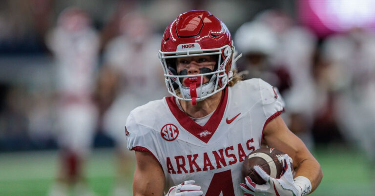 Saints schedule visit with Arkansas WR Isaac TeSlaa