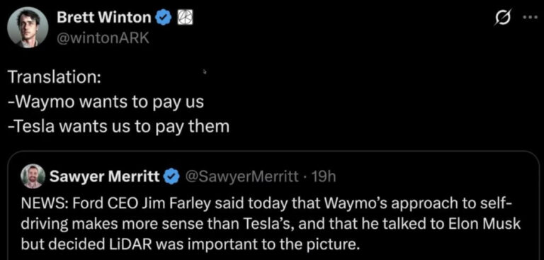 Waymo Likely Will Pay Ford to Choose Their System