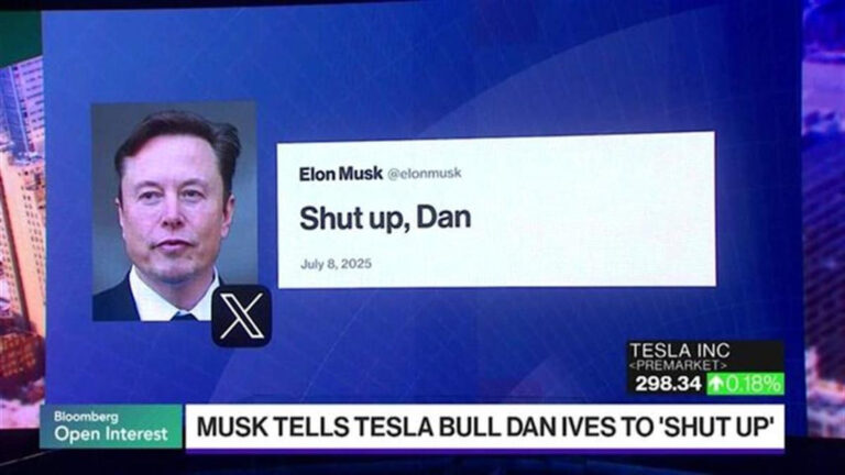 Musk Tells Tesla Bull Dan Ives to ‘Shut Up’