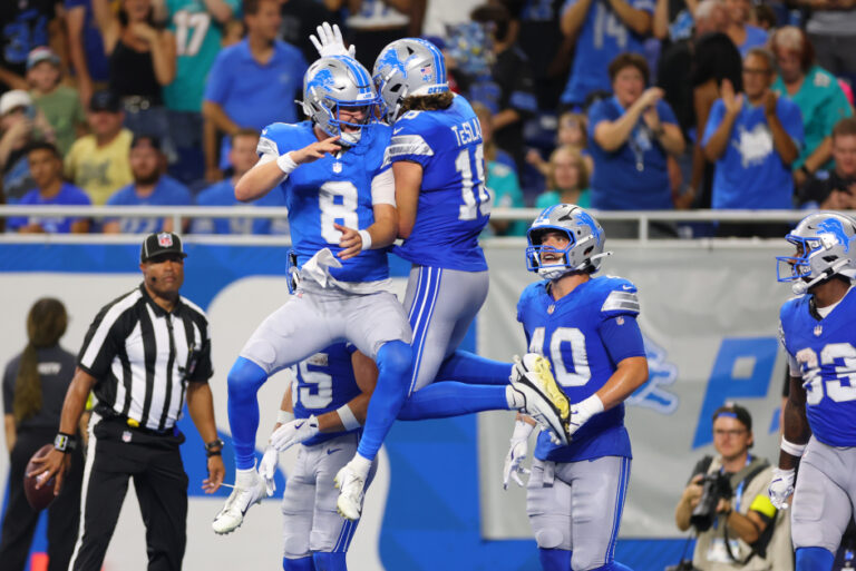 Lions Star Rookie’s Epic TD Celebration Goes Immediately Viral
