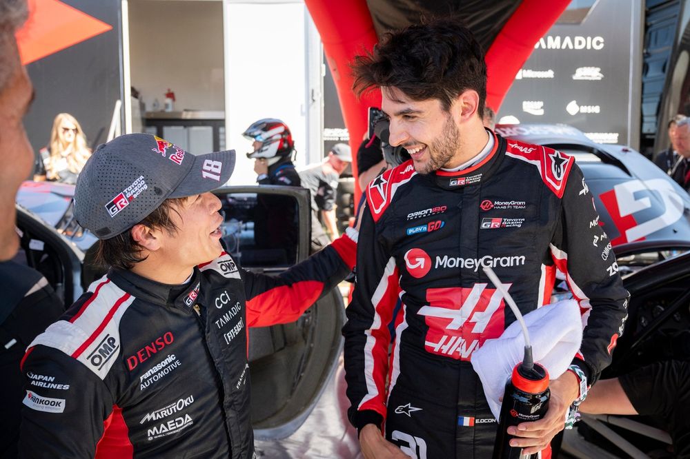 Esteban Ocon trying out WRC cars with Takamoto Katsuta