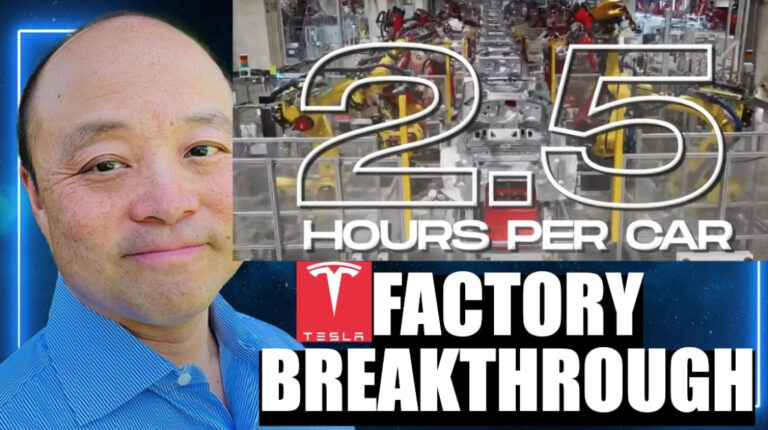SHOCKING Tesla Shanghai Gigafactory BREAKTHROUGH. 95% Robotic, 4X Faster Production of Model YL