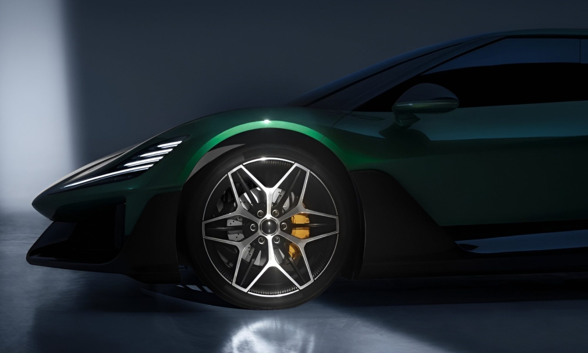 Dreame Technology's first hypercar's alloy wheels.
