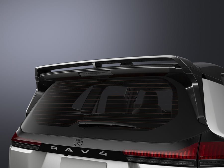 Special rear spoiler wing / Special rear side spoiler