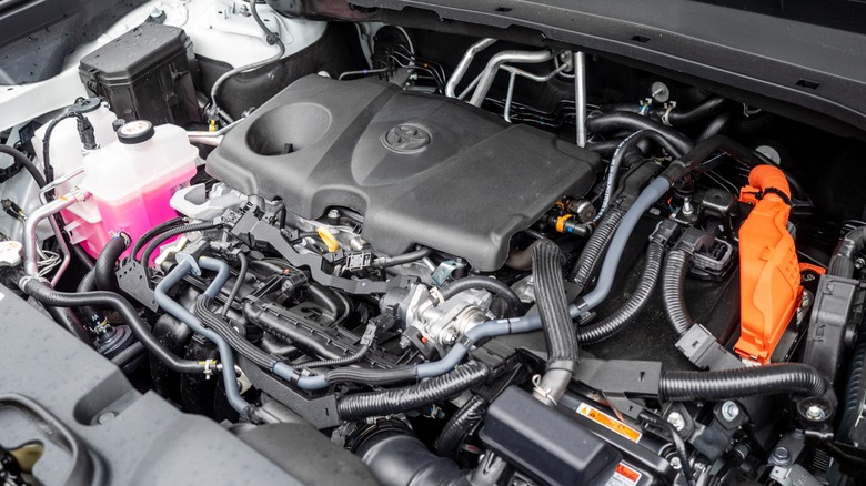 2026 Toyota Grand Highlander Hybrid Nightshade engine bay
