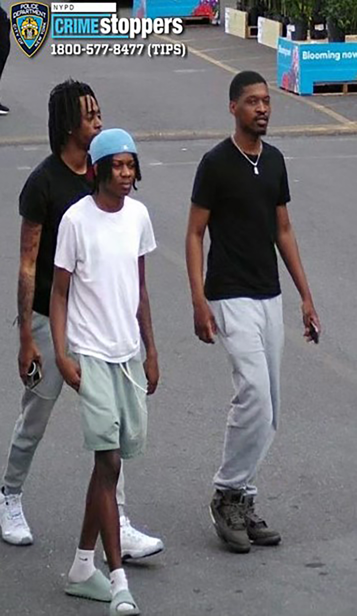 Crime Stoppers image of three men.