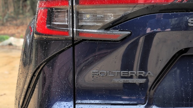 Solterra rear badging